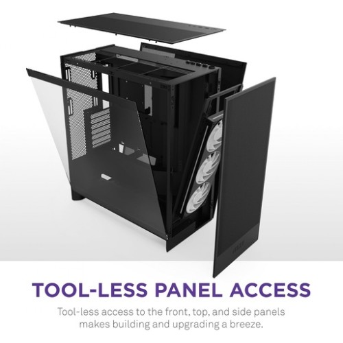 ΚΟΥΤΙ ΗΛΕΚΤΡΟΝΙΚΟΣ ΥΠΟΛΟΓΙΣΤΗΣ NZXT H7 FlOW RGB CM-H72FB-R1 BLACK